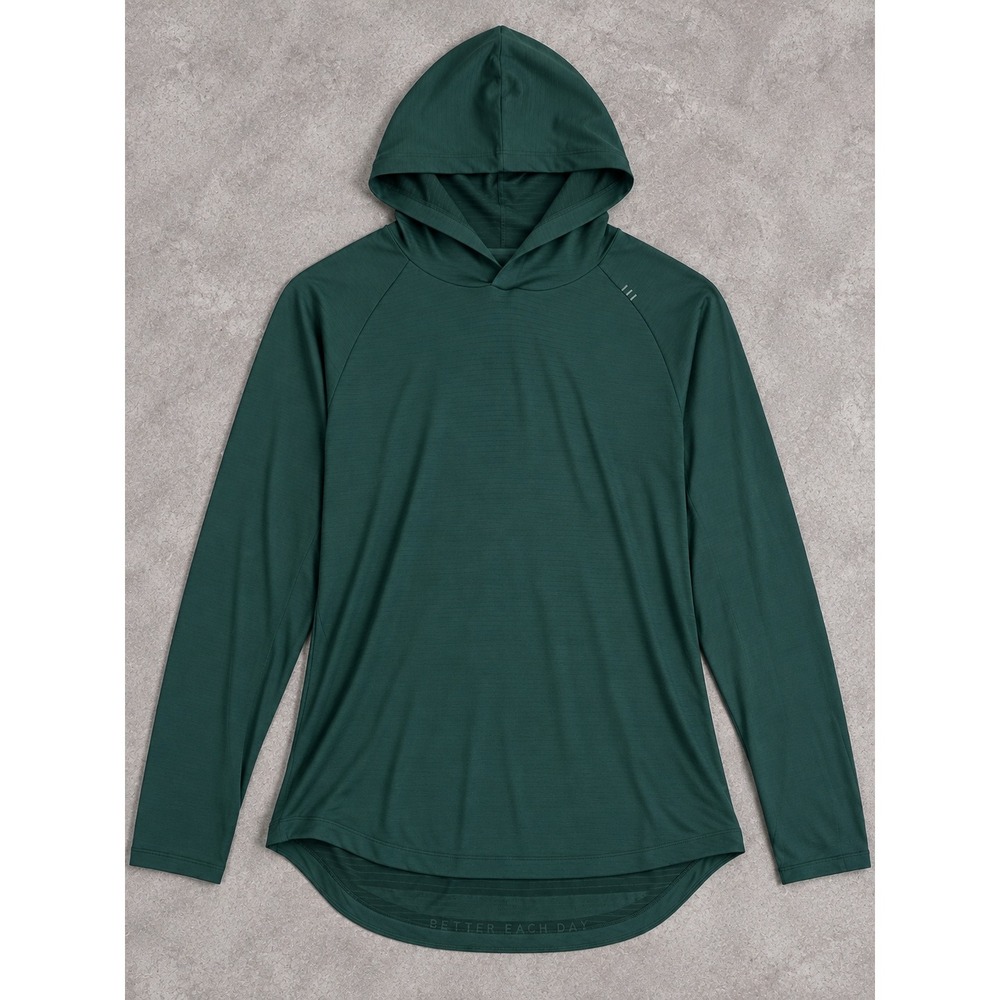 Lululemon Metal Vent Tech Hoodie Mens Large Green Running Training Pullover